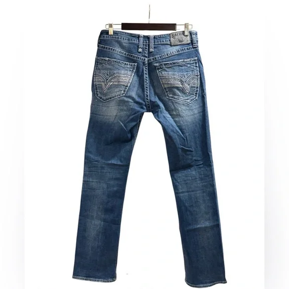 Salvage Men's Jeans Mayhem Straight Regular Fit Size 32W - Picture 3 of 12